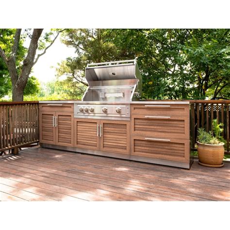 newage products outdoor kitchen stainless steel 3 piece cabinet set|outdoor kitchen cabinets stainless steel.